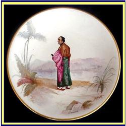 MINTON ARTIST SGND PLATES HP JAPANESE PORTRAITS#2247156