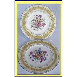 6 COALPORT for TIFFANY HANDPAINTED ENAMEL PLATE#2247160