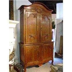 Regence Style Pine Deux Corps Armoire #2247170