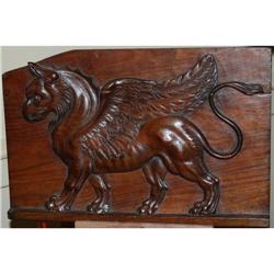 Antique Carved Griffin, c. 1884 #2260181