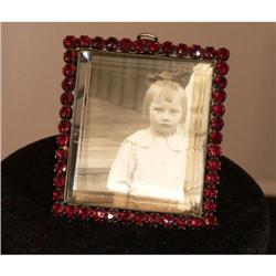 Antique Victorian Garnet Picture Frame #2260205