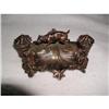 Image 1 : Bronze Inkwell Glass Liners France 19th C #2260292