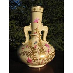 LARGE HAND PAINTED  LIMOGES VASE #2260471