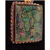 Image 1 : Large 14K Gold Setting Mosaic Opal Pin Pendant #2260512