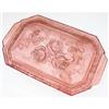 Image 1 : Walther Glass Pink ROSEN Dresser Tray #2260617