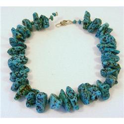 Necklace. Bisbee? Turquoise 16" #2260967