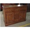 Image 1 : MISSION OAK STYLE ANTIQUE CREDENZA SERVER CHEST#2261053