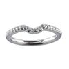 Image 1 : 14kt  White Gold Wedding Band #2269018