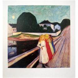 Munch Edward Three Girls on Bridge Offset#2269550