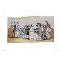Boudet Eugene Crinolines Sur La Plage#2269581