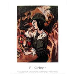 Ernst Ludwig Kirchner Green Lady At Garden Cafe#2269848