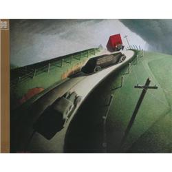 Grant Wood Death on the Ridge Road #2270167