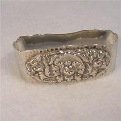 Pretty Silver Napkin Ring. #2270232