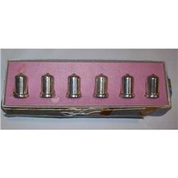 Set of 6 Sterling Silver Salt & Pepper Shakers #2270244