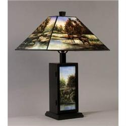 HAND PAINTED RESIN LAMP / NEW LIGHT #2270276