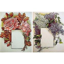 4 VINTAGE NY FLORAL LITHOGRPAHS PRINTS #2270295