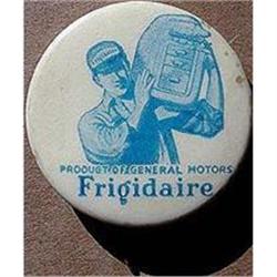 old vintage 1920 FRIGIDARE REFRIGERATOR pinback#2270297