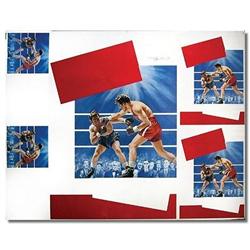 1952 BOXING POSTER SIGN ~ POP STORE DISPLAY #2270306