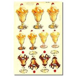 old vintage sundaes ICE CREAM soda sign poster #2270335