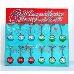 old vintage BALL COMPASS KEY RING store display#2270360