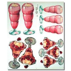 STRAWBERRY SUNDAES Sign ~ store display vintage#2270402