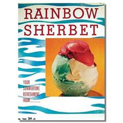 RAINBOW SHERBERT ICE STORE SIGN POSTER ~ #2270408