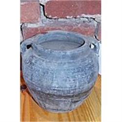 antique 1880s Black Dragon Ceramic Pot China #2270448