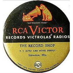 old vintage 1940s RCA RECORD DUSTER ~ celluloid#2270449