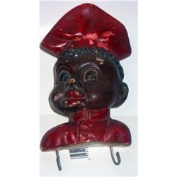 Black Americana Chef Chalkware Kitchen Hanger #2270455