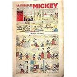 OLD FRENCH DISNEY MICKEY MOUSE sunday comics #2270457