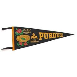 1967 ROSE BOWL PASADENA Felt Pennant * PURDUE #2270469