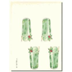 GREEN MINT ICE CREAM SODA SIGN POSTER VINTAGE #2270490