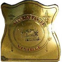 old vintage 1910 MONARCH BRASS Typewriter Clamp#2270500