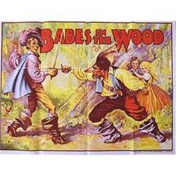 BABES IN THE WOOD LITHO THEATRE POSTER 1930S #2270504