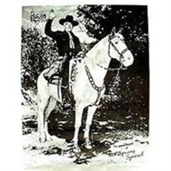 HOPALONG CASSIDY SPUNNY SPREAD POSTER 1950S #2270509