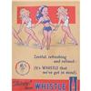 Image 1 : WHISTLE SODA SIGN * OLD VINTAGE 1941 SEXY PINUP#2270530