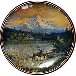 MT. HOOD TIN PLATE * OLD VINTAGE 1950S SOUVENIR#2270551