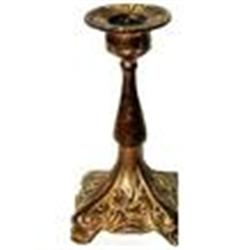 IRIS NOUVEAU CANDLESTICK * OLD VINTAGE 1910 #2270553