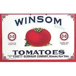 VINTAGE VEGETABLE SIGNS ~ 2 OLD VINTAGE GREEN #2270559