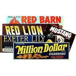 VINTAGE CRATE LABELS * 100 OLD VINTAGE MILLION #2270575