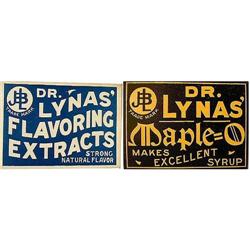 DR. LYNAS MEDICINE SIGNS * 3 OLD VINTAGE #2270602