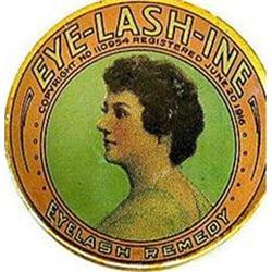 ANTIQUE EYELASH TIN * OLD VINTAGE makeup tin #2270644