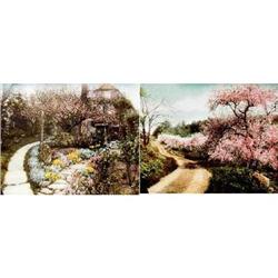 WALLACE NUTTING PRINTS * 2 OLD VINTAGE FALL #2270663