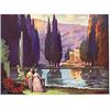 Image 1 : VINTAGE LITHO PRINT * OLD PAVLOVSKY VIBRANT #2270668