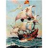 Image 1 : VINTAGE SHIP PRINTS * 3 OLD SAILING SEA PRINT #2270670