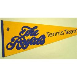 VINTAGE SPORTS PENNANT * OLD VINTAGE ROYALS #2270689