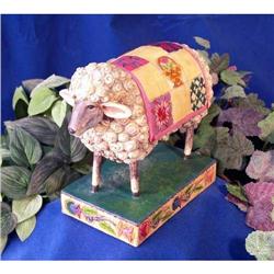 JIM SHORE SHEEP STATUE * ENESCO HEARTWOOD CREEK#2270704