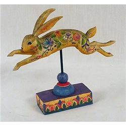 JIM SHORE BUNNY RABBIT STATUE * ENESCO #2270712