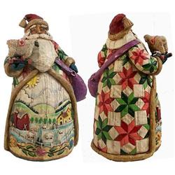 JIM SHORE SANTA CLAUS FARM STATUE * ENESCO #2270719