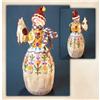 Image 1 : JIM SHORE SNOWMAN STATUE W CAT  * ENESCO #2270722
